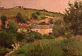 Camille Pissarro Famous Paintings - Village Path